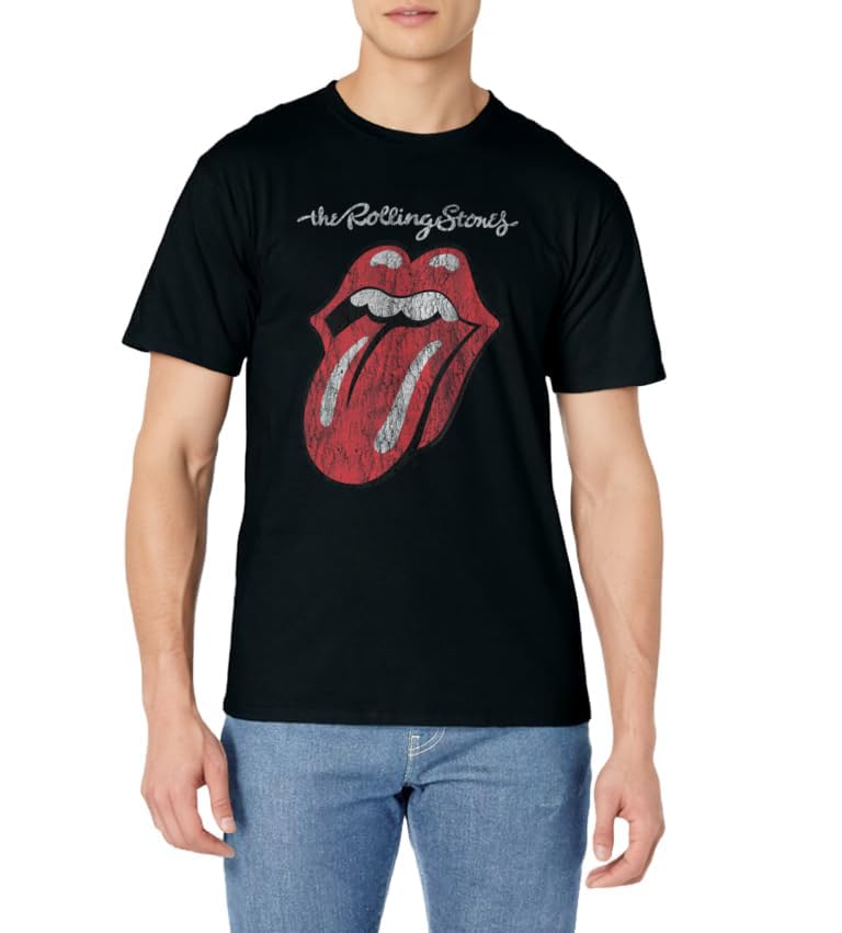 Rolling Stones Official Script Tongue T-Shirt